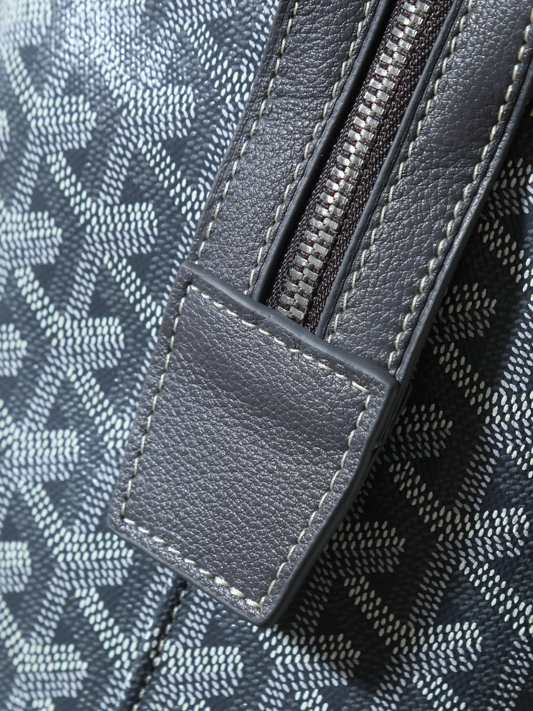 Goyard 2026 Cisalpin Backpack 43cm Grey Black Goyardine Canvas