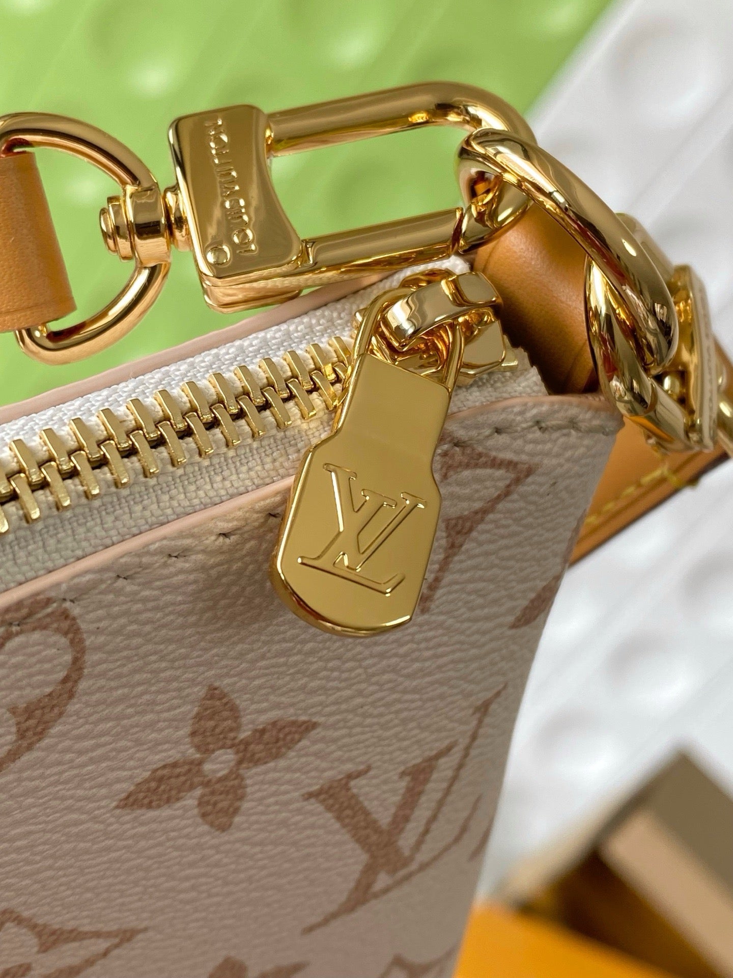 Louis Vuitton 2026 Multipass Monogram Bag 30cm Cream Canvas Calfskin