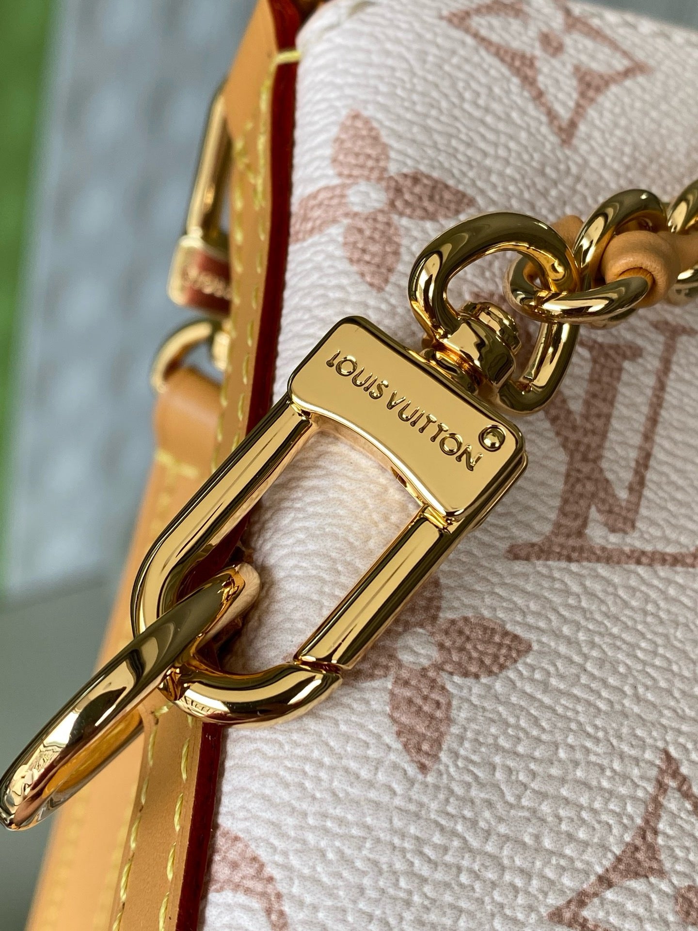 Louis Vuitton 2026 Multipass Monogram Bag 30cm Cream Canvas Calfskin