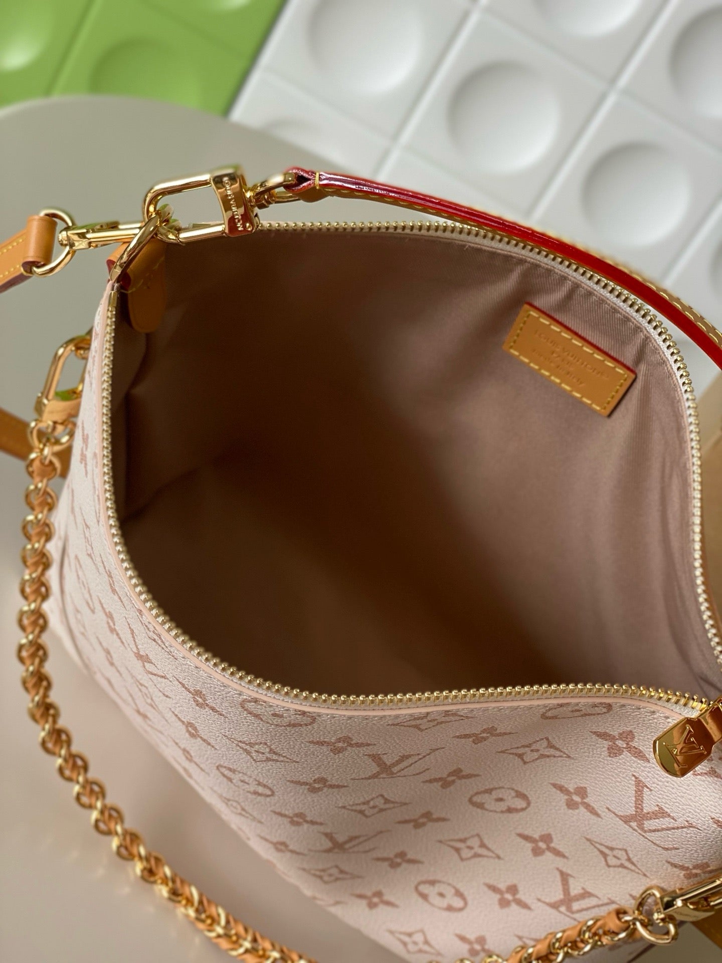 Louis Vuitton 2026 Multipass Monogram Bag 30cm Cream Canvas Calfskin