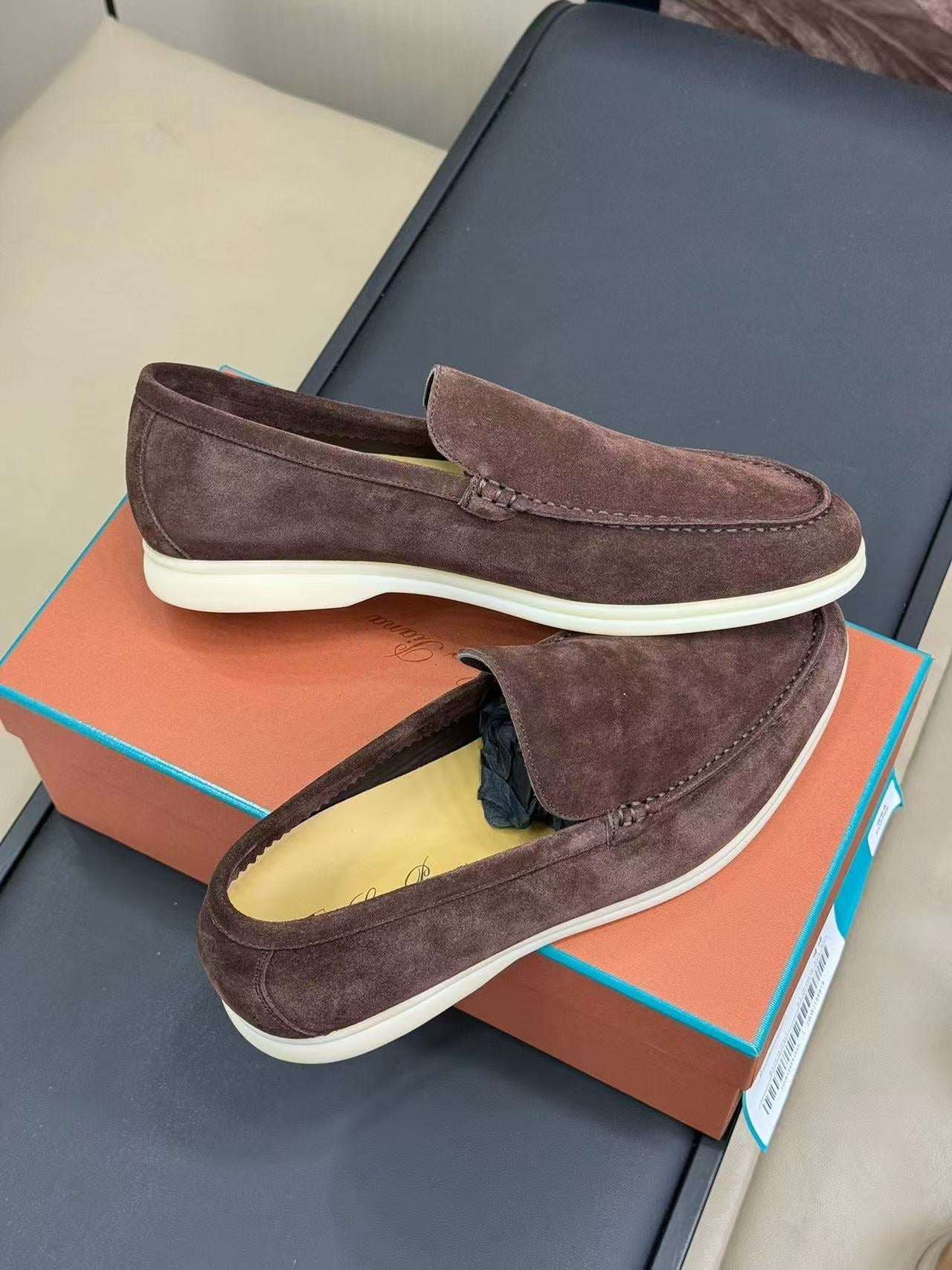Loro Piana 2026 Summer Walk Loafer Brown Suede