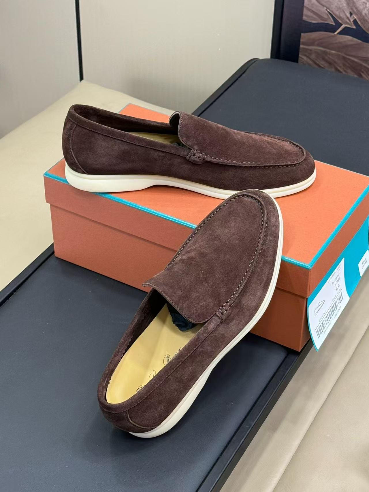 Loro Piana 2026 Summer Walk Loafer Brown Suede