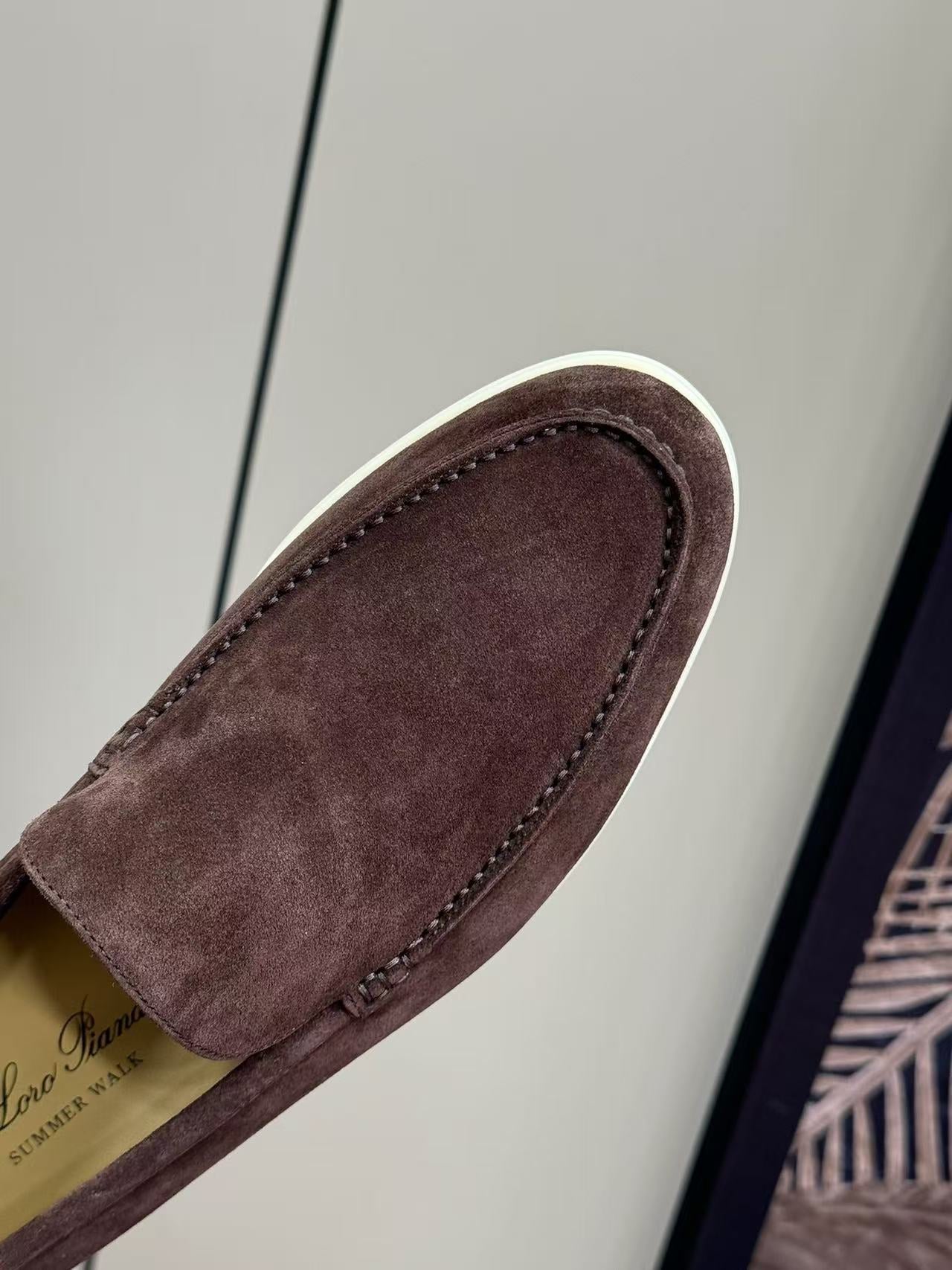 Loro Piana 2026 Summer Walk Loafer Brown Suede