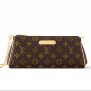 Louis Vuitton 2026 Pochette Eva Bag 27cm Brown Canvas Cowhide