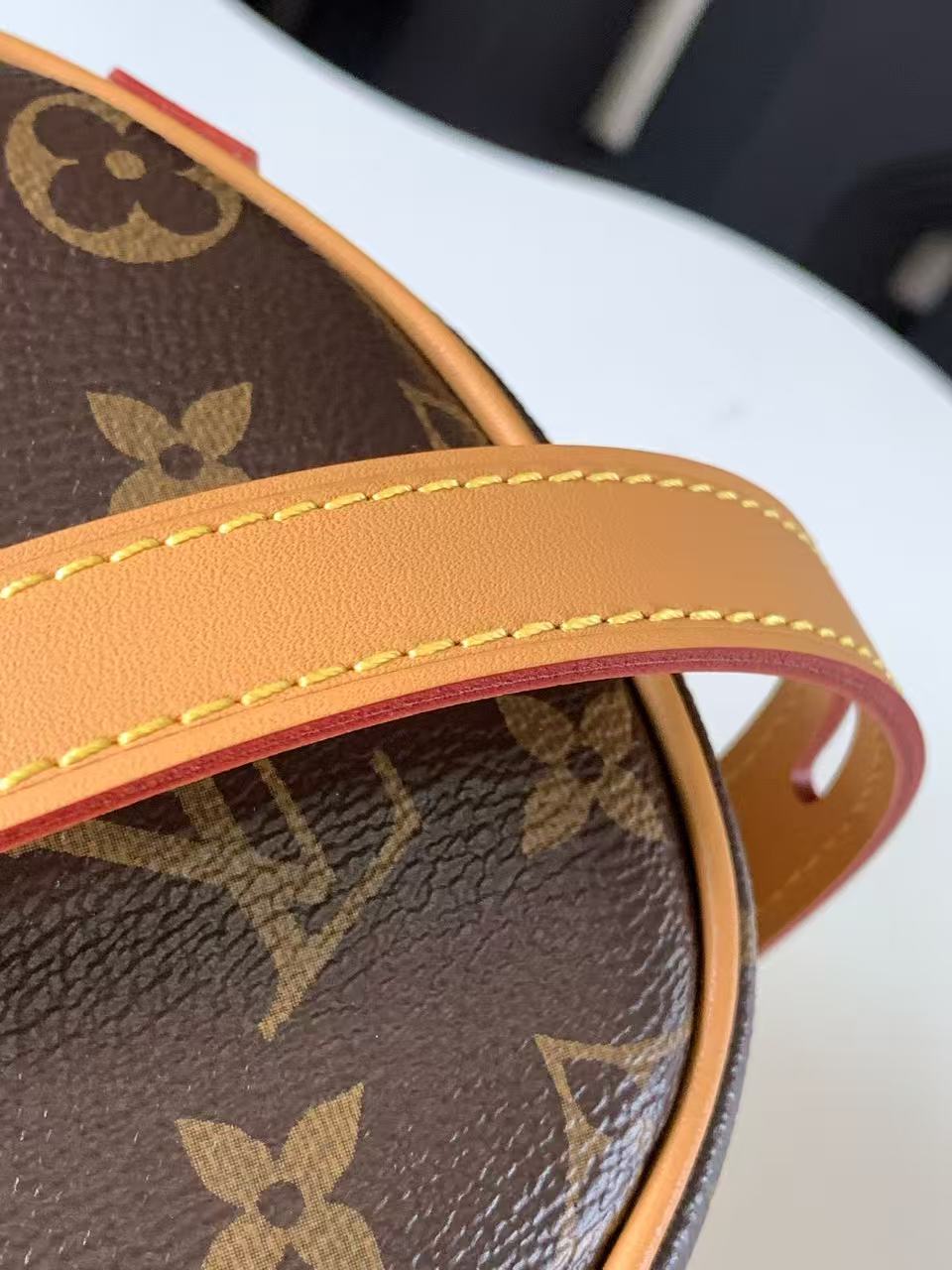 Louis Vuitton 2026 Boite Chapeau Bag 18cm Brown Canvas Cowhide