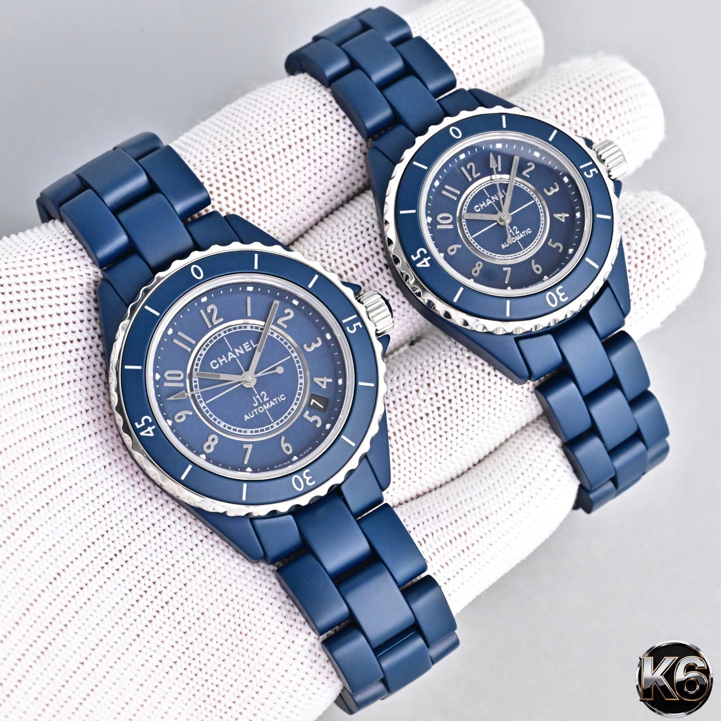 Chanel J12 Caliber 12.2 Blue Ceramic Watch