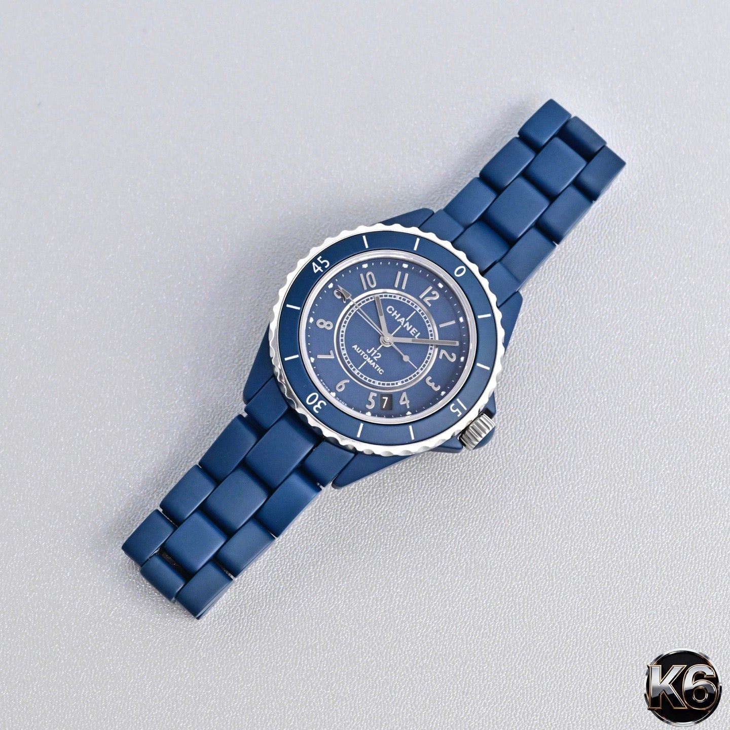 Chanel J12 Caliber 12.2 Blue Ceramic Watch