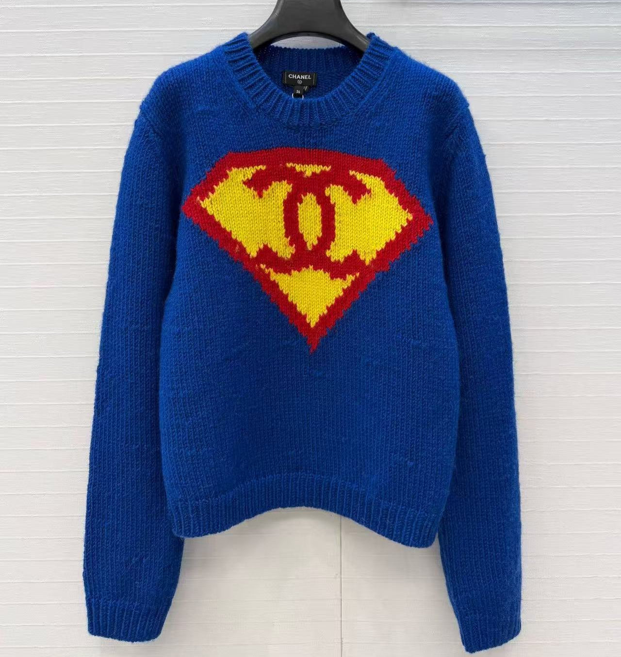 Chanel 2026 Sweater Blue Red Yellow Cashmere