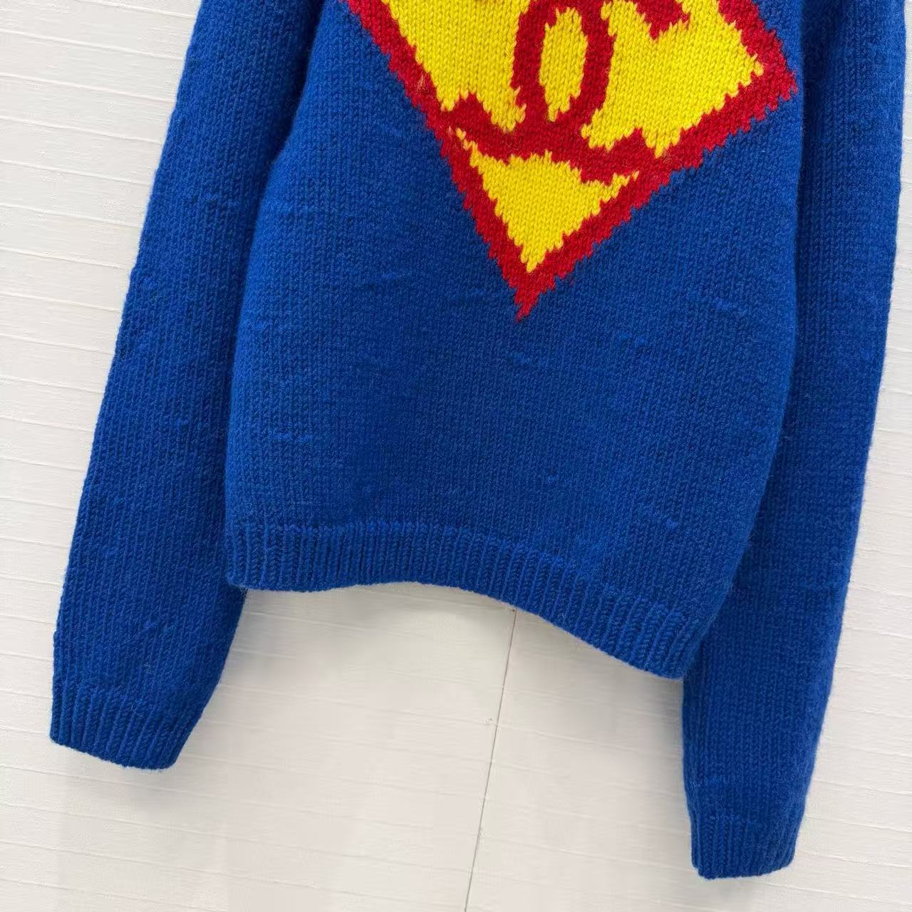 Chanel 2026 Sweater Blue Red Yellow Cashmere