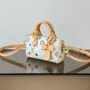 Louis Vuitton 2026 x Takashi Murakami Nano Speedy 16cm Multicolors Canvas Leather