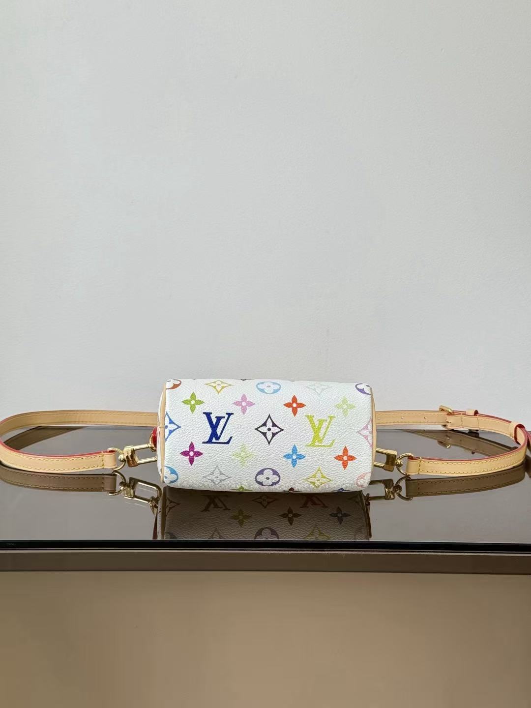 Louis Vuitton 2026 x Takashi Murakami Nano Speedy 16cm Multicolors Canvas Leather
