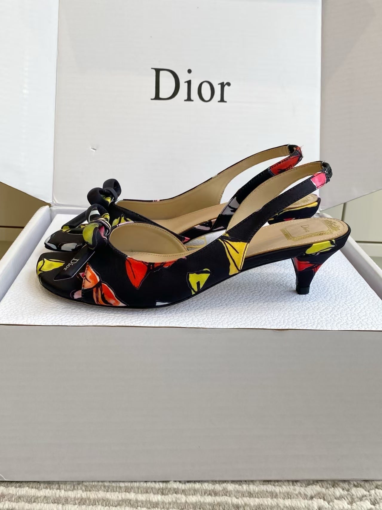 Dior 2026 Bow Sandal Lambskin 909652
