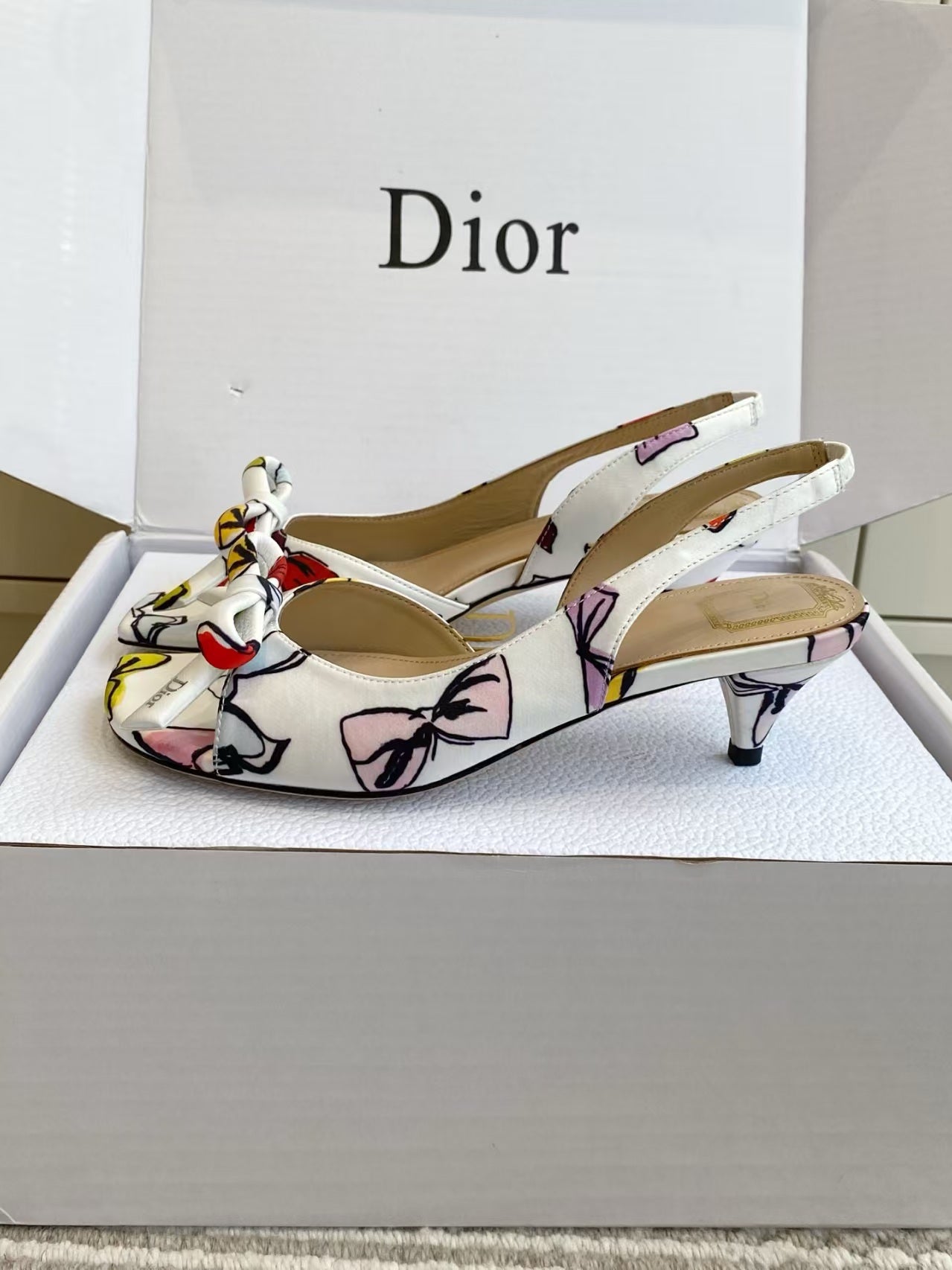 Dior 2026 Bow Sandal Lambskin 909652