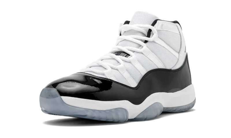 Nike Air Jordan 11 Concord White Black Patent Leather