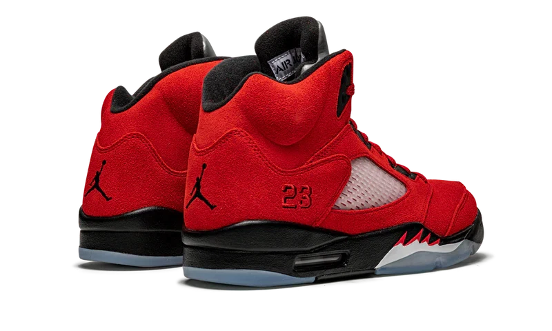 Nike Air Jordan 5 Retro Bull Red Black Suede