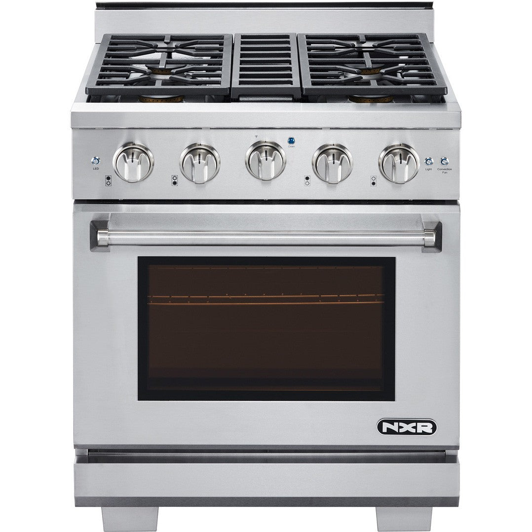 NXR 30" Professional Range with Four Burners and Convection Oven