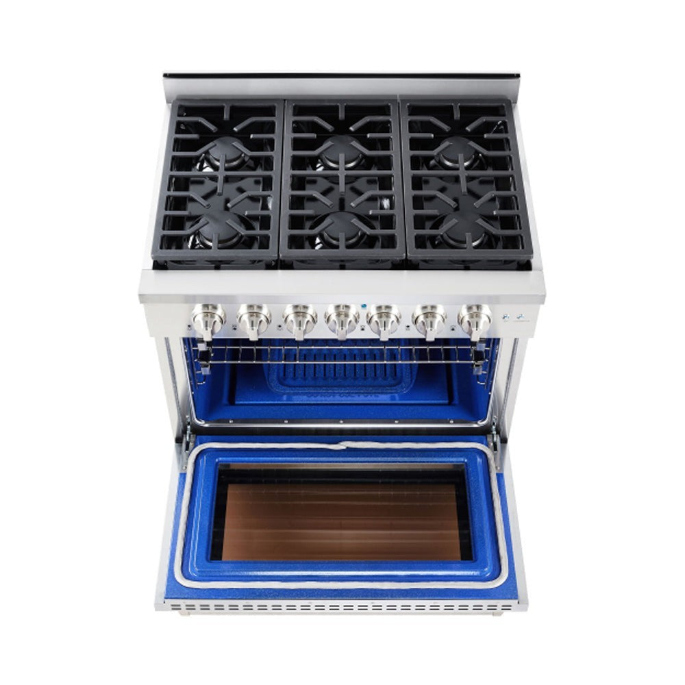 NXR 36" Professional Range with Six Burners and Convection Oven