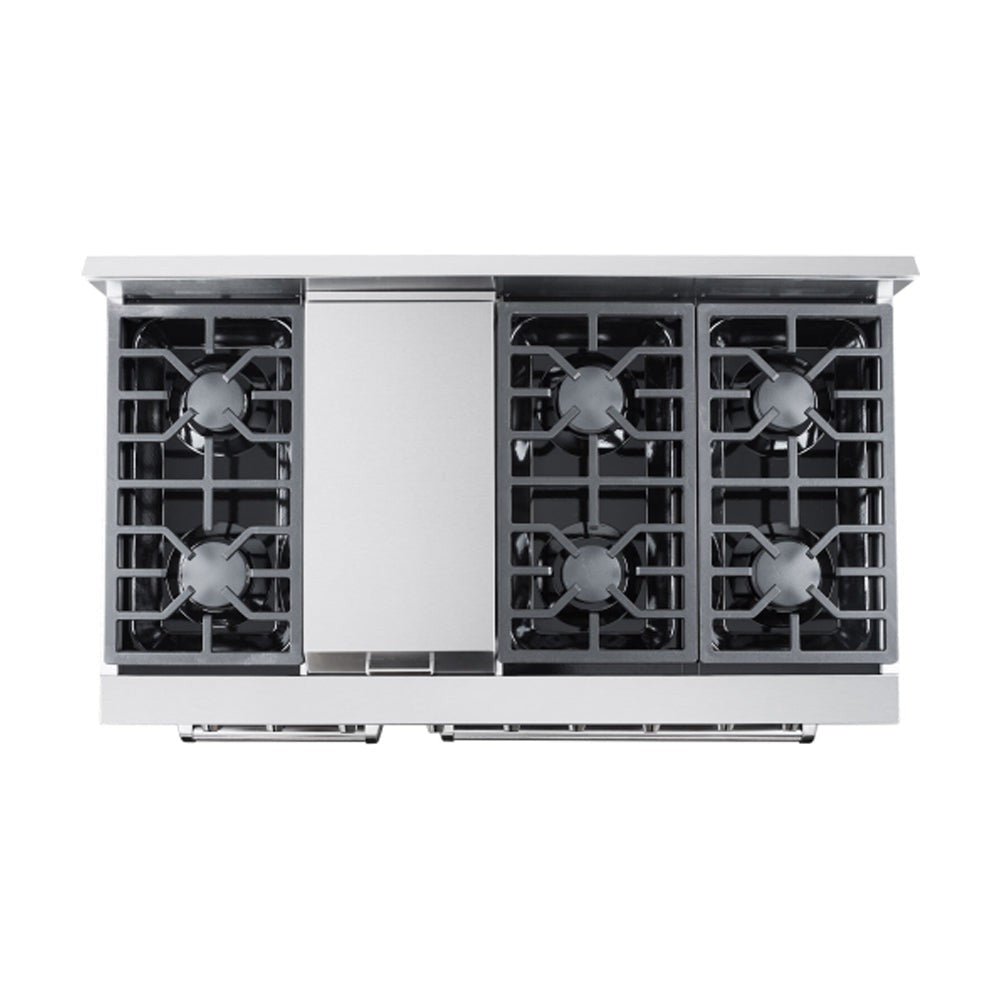 NXR 48" Professional Range with Six Burners, Griddle, and Convection Ovens