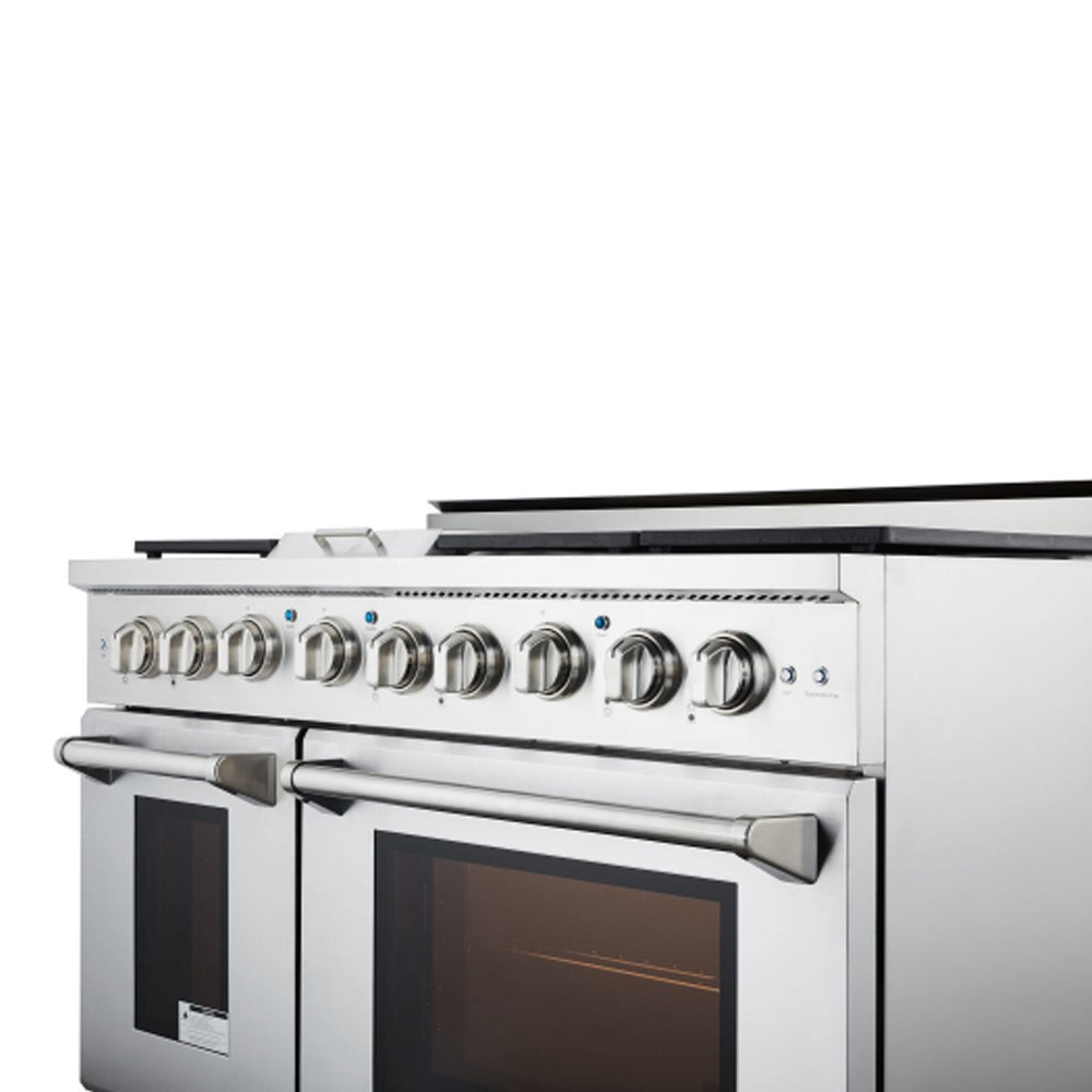 NXR 48" Professional Range with Six Burners, Griddle, and Convection Ovens