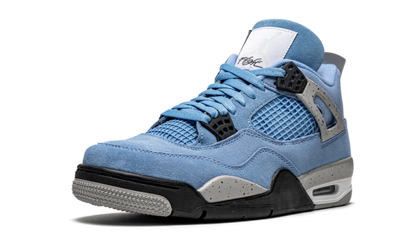 Nike Air Jordan 4 Blue Black Suede 04