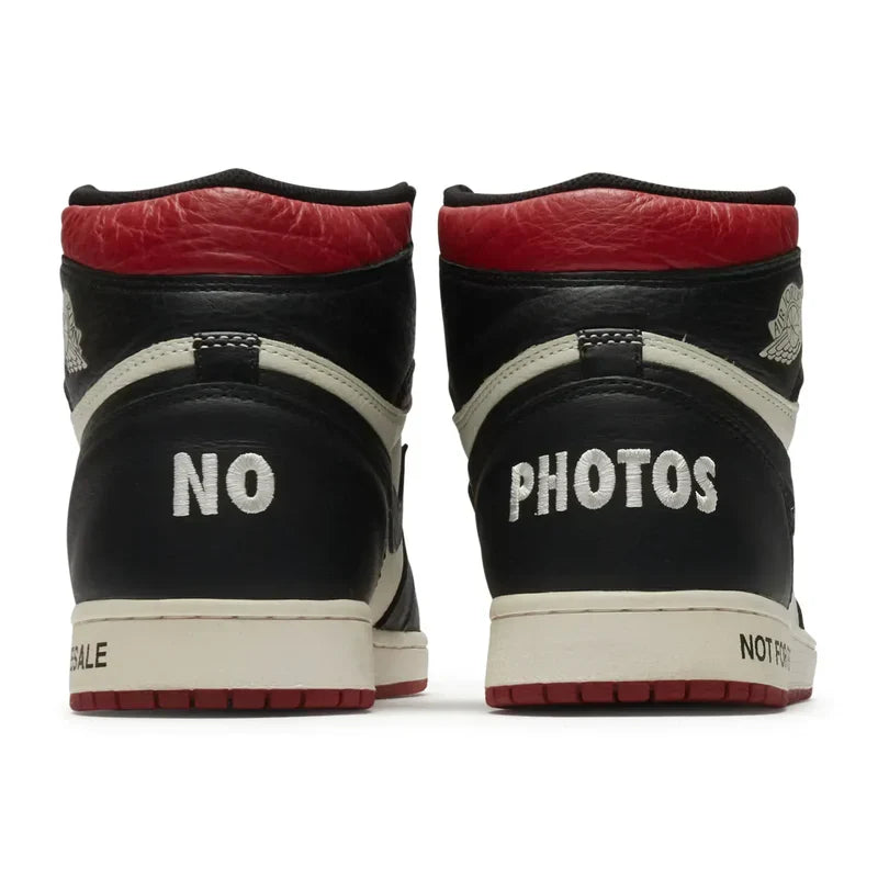 Nike Air Jordan 1 Retro Black White Red Cowhide