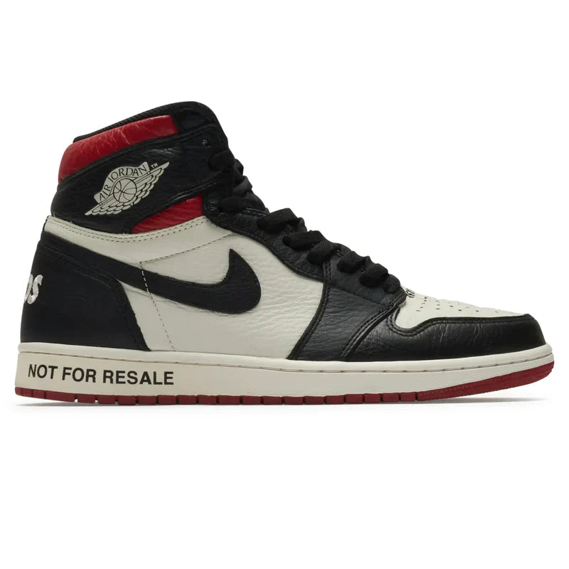 Nike Air Jordan 1 Retro Black White Red Cowhide