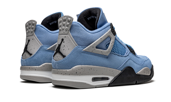 Nike Air Jordan 4 Blue Black Suede 04