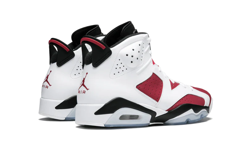 Nike Air Jordan 6 Retro Carmine Red White Leather