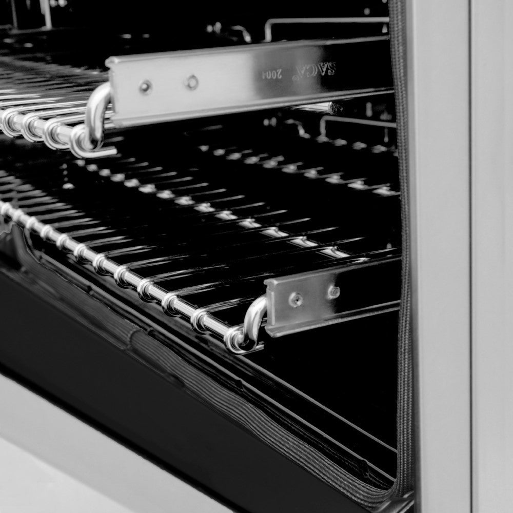 ZLINE 30" 4.0 cu. ft. Dual Fuel Range with Gas Stove and Electric Oven