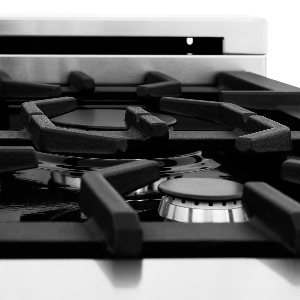 ZLINE 36" Professional 4.6 cu. ft. 6 Gas on Gas Range in Stainless Steel with Color Door Options (RG36)