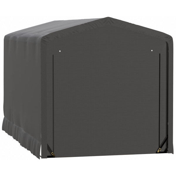 ShelterLogic ShelterTube Wind and Snow-Load Rated Garage, 10 ft. Wide Gray