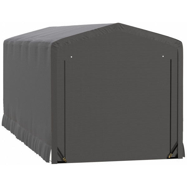ShelterLogic ShelterTube Wind and Snow-Load Rated Garage, 10 ft. Wide Gray