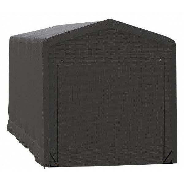 ShelterLogic ShelterTube Wind and Snow-Load Rated Garage, 14 ft. Wide Gray
