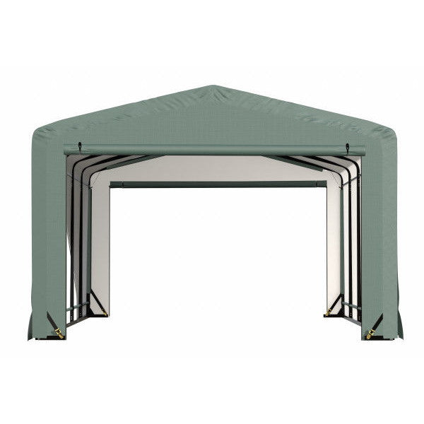 ShelterLogic ShelterTube Wind and Snow-Load Rated Garage, 20 ft. Wide  Green