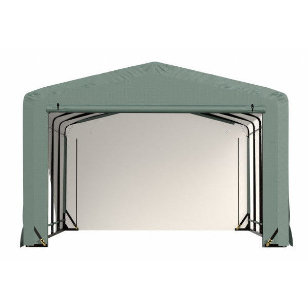 ShelterLogic ShelterTube Wind and Snow-Load Rated Garage, 20 ft. Wide  Green
