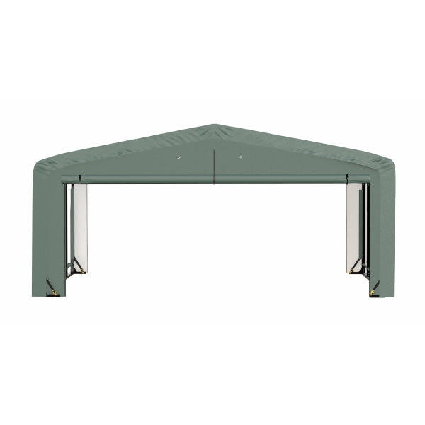 ShelterLogic ShelterTube Wind and Snow-Load Rated Garage, 20 ft. Wide  Green