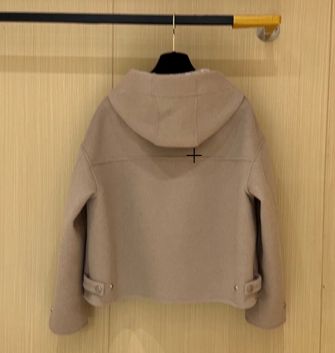 Dior 2025 Couture Hooded Jacket Beige Wool Cashmere