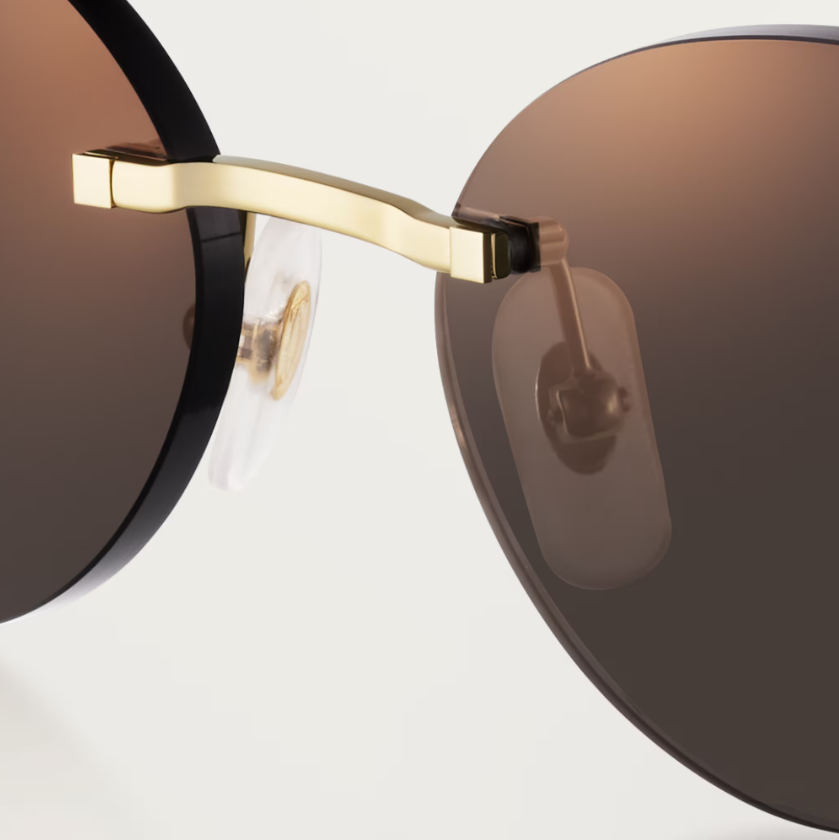 Cartier Panthère CT0504S Gold With Grey Lenses Sunglasses