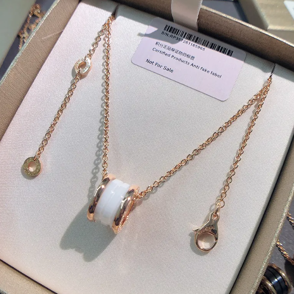 ZERO 1 DIAMOND CERAMIC NECKLACE