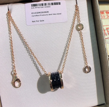 ZERO 1 DIAMOND CERAMIC NECKLACE