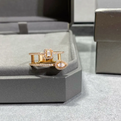 MY TWIN DOUBLE ROW RING