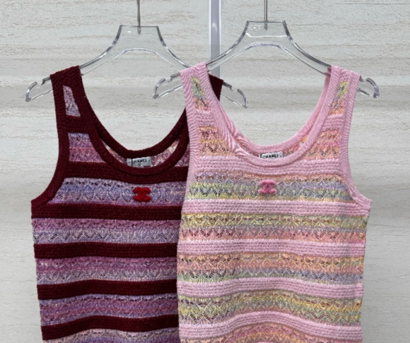 Chanel 2026 Crew Neck Vest Wool Acrylic 356917