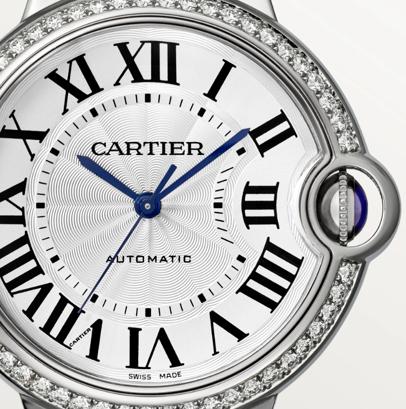 Cartier Ballon Bleu De Cartier 36mm Diamond Stainless Steel Case