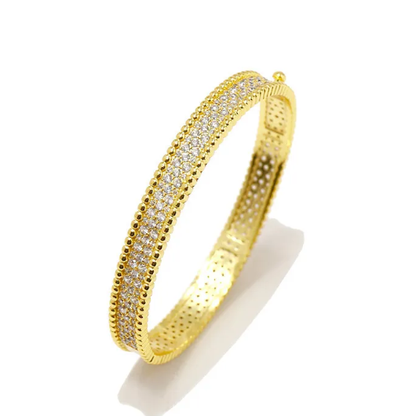 PERLEE 3 ROWS DIAMONDS BRACELET