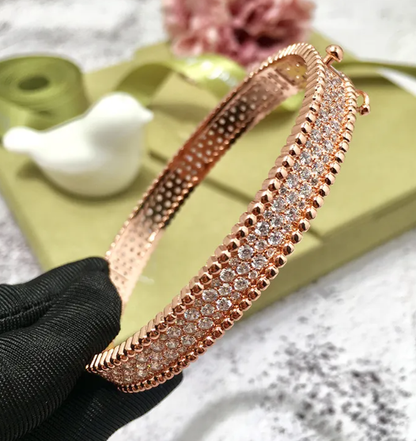 PERLEE 3 ROWS DIAMONDS BRACELET
