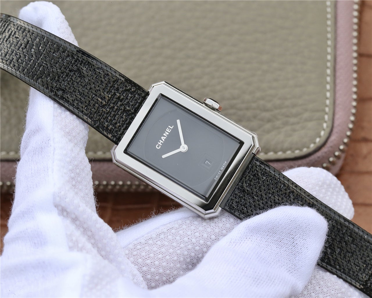 BOY-FRIEND STEEL CASE BLACK DIAL QUARTZ 33MM