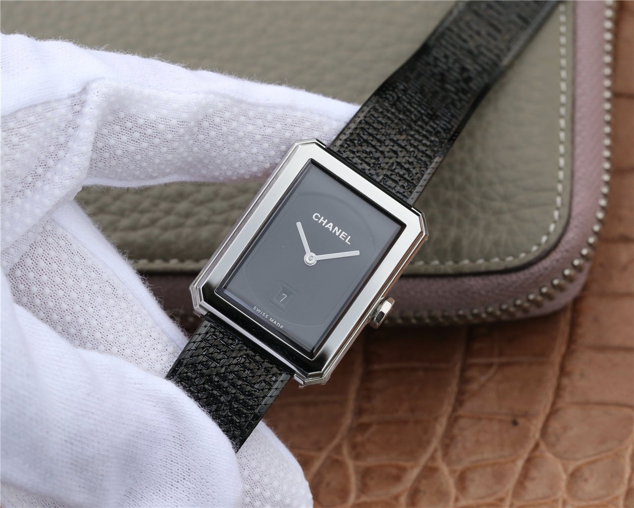 BOY-FRIEND STEEL CASE BLACK DIAL QUARTZ 33MM