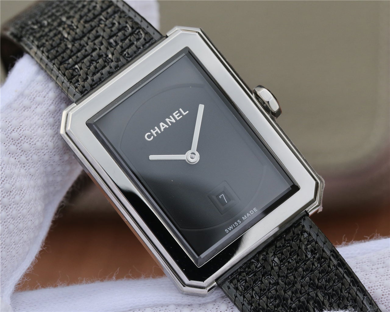 BOY-FRIEND STEEL CASE BLACK DIAL QUARTZ 33MM