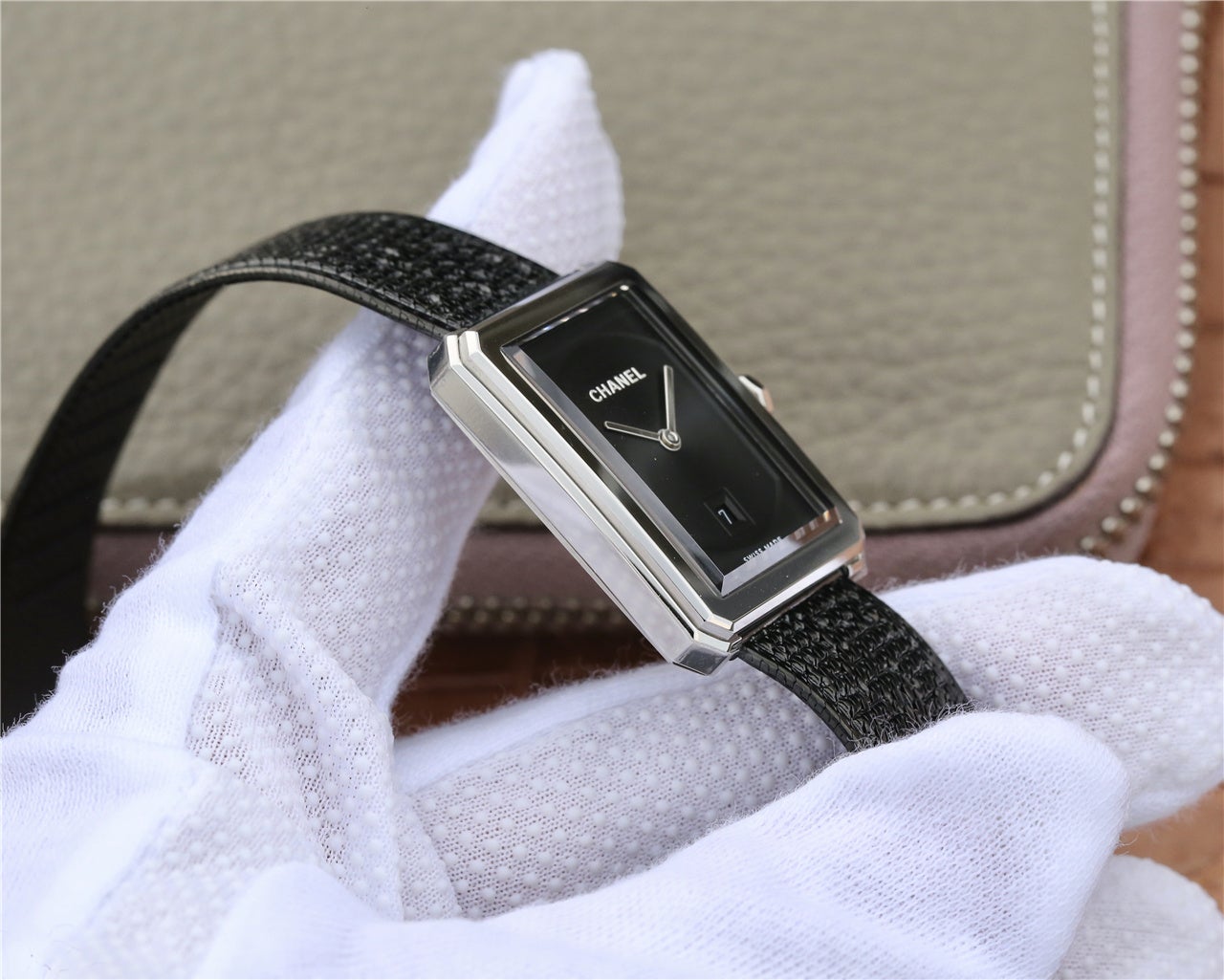 BOY-FRIEND STEEL CASE BLACK DIAL QUARTZ 33MM