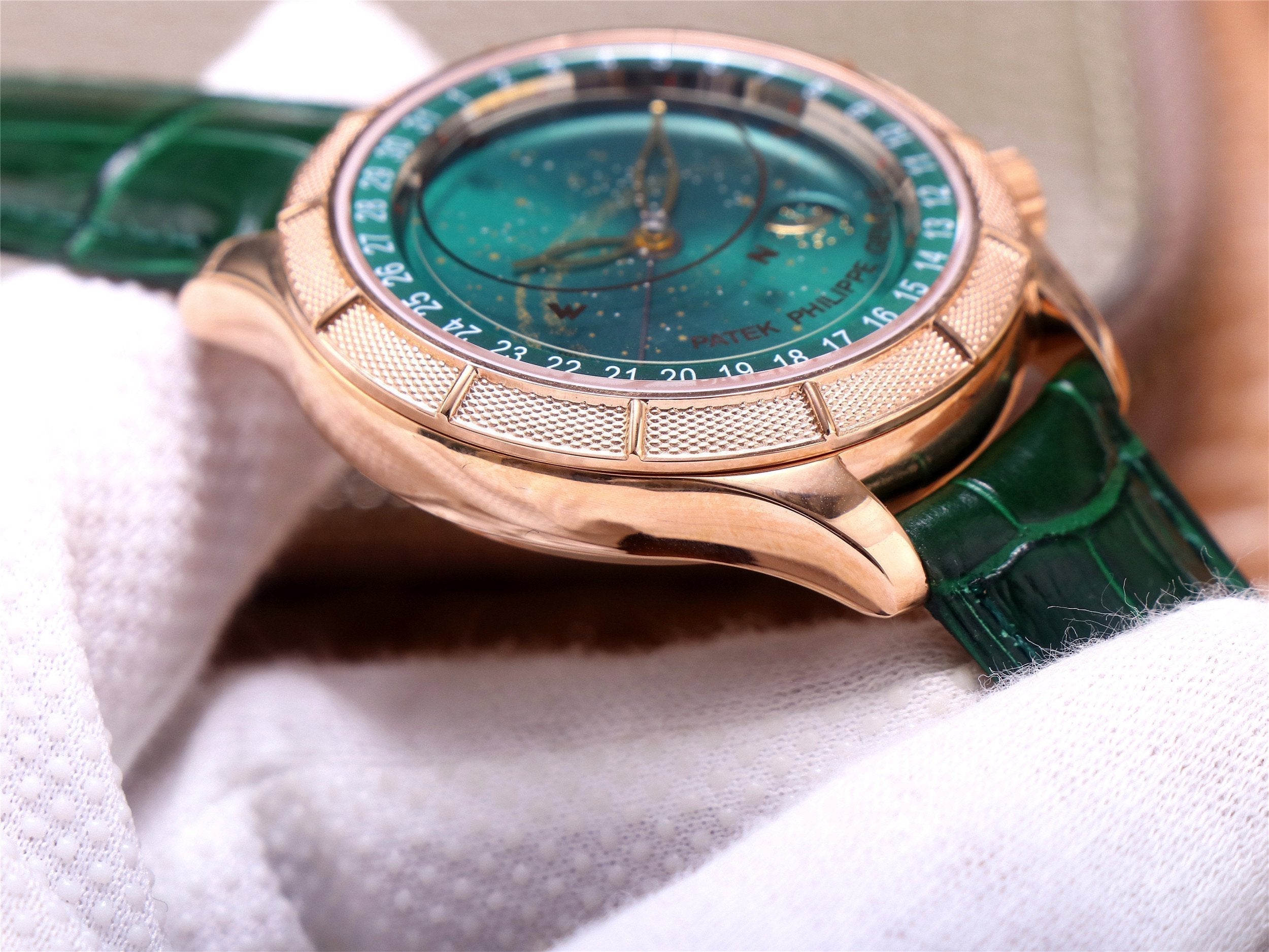 PATEK CELESTIAL GRAND COMPLICATIONS ROSE GOLD GREEN DIAL